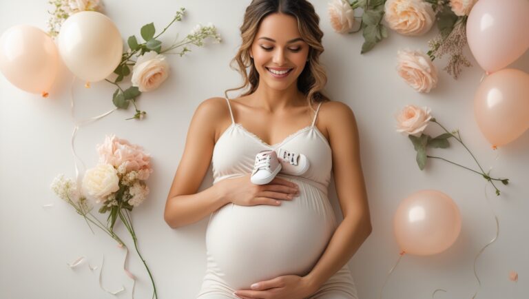 Aesthetic Pregancy Announcement