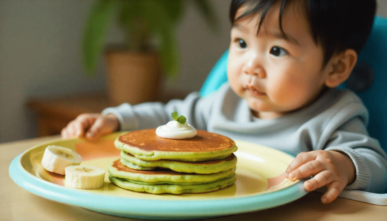 Banana Spinach Pancake