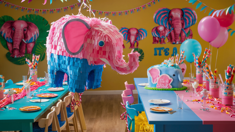 Elephant Decorations for Your Gender Reveal