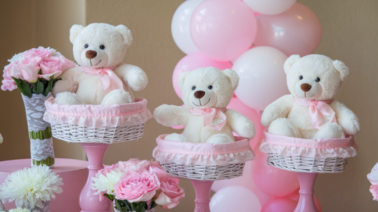 Teddy Bear Baby Shower Centerpieces