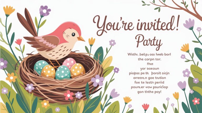 Nesting Party Invitations