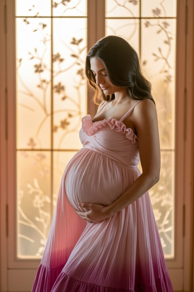 Pink Gradient Cami Dress