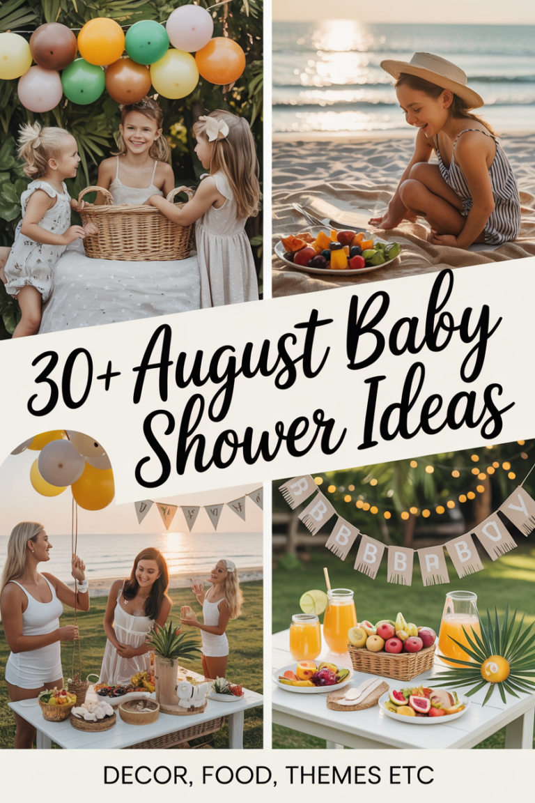 August Baby Shower Ideas