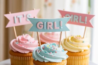 Gender Reveal Cupcake