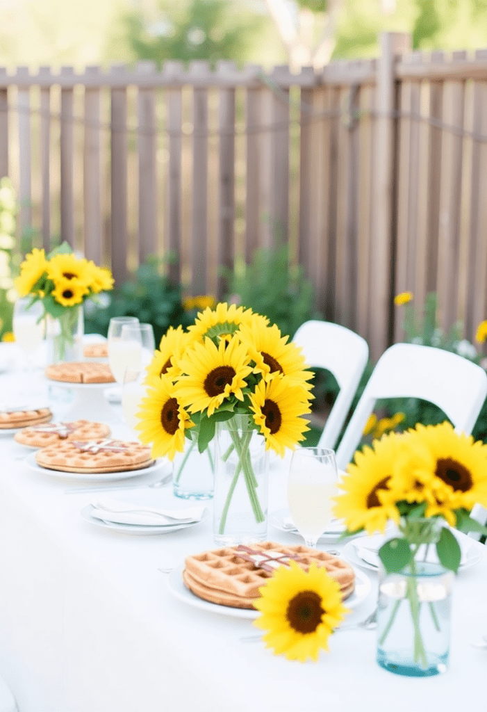 Sunflower Garden Brunch