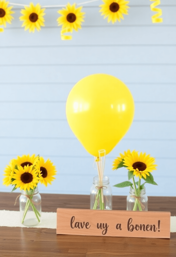 Sunflower Baby Shower Decor Must-Haves