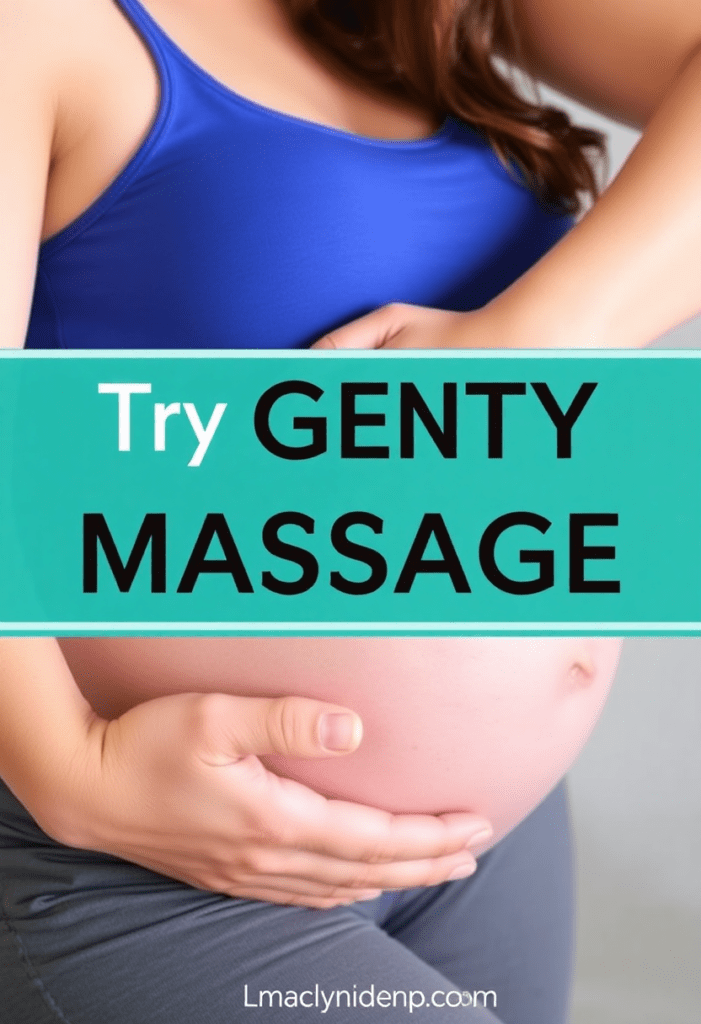 Try Gentle Belly Massage