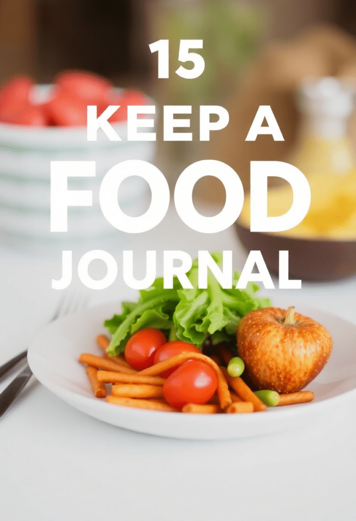 Keep a Food Journal