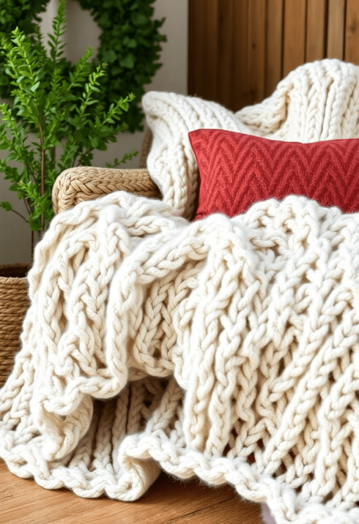 Chunky Knit Blankets