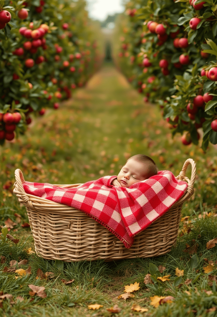 Apple Orchard Backdrop