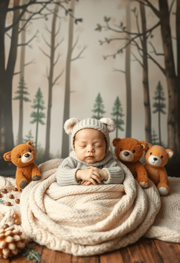 Woodland Animals Backdrop