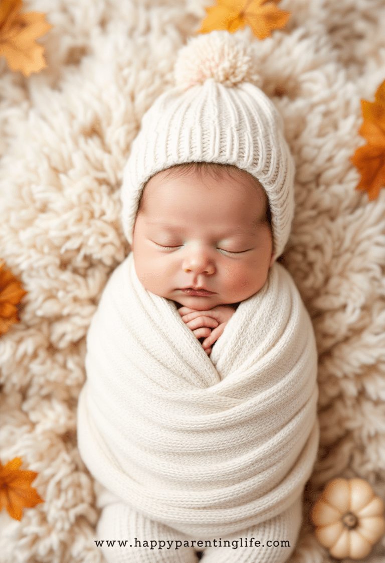 20 Adorable Fall-Themed Newborn Photography Ideas You’ll Totally Fall