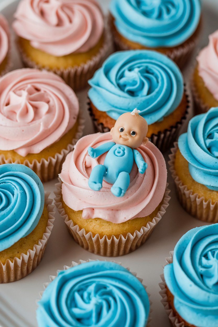 20 Gender Reveal Cupcake Ideas That Are Almost Too Cute to Eat — free download