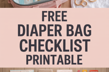 Diaper Bag Checklist
