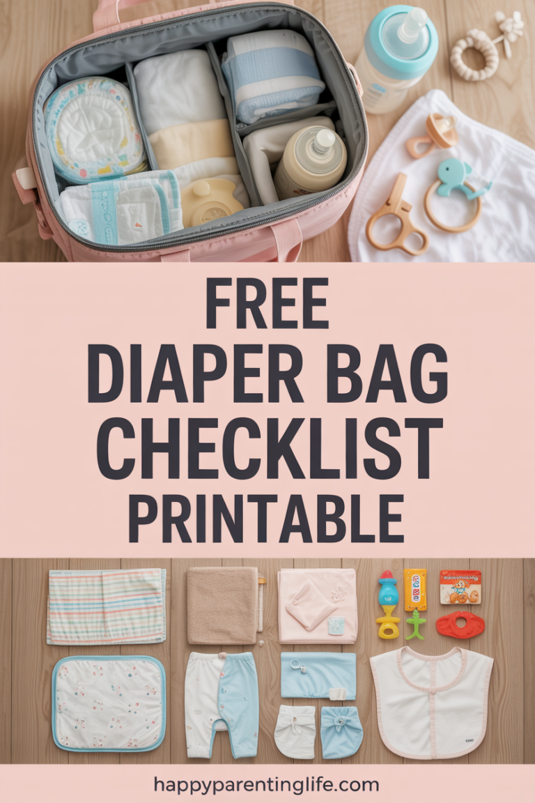 Diaper Bag Checklist