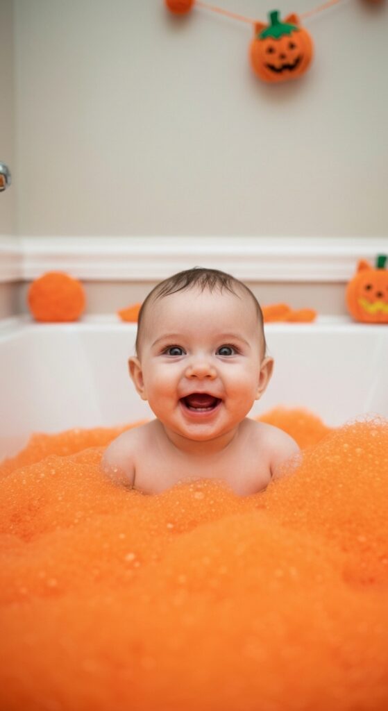 Bath-Time Bubbles (Orange Tint)