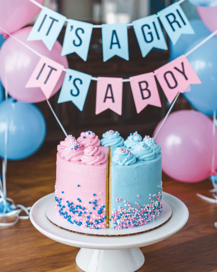 Gender Reveal Cookies