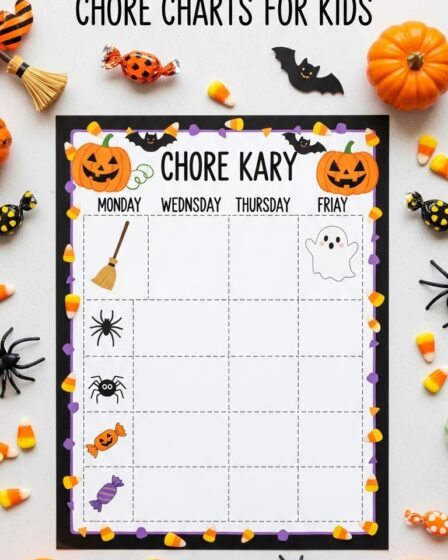 Halloween Chore Charts