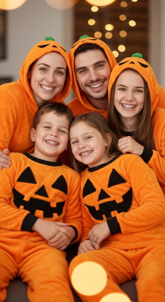 Jack-o’-Lantern Pajama Snuggle