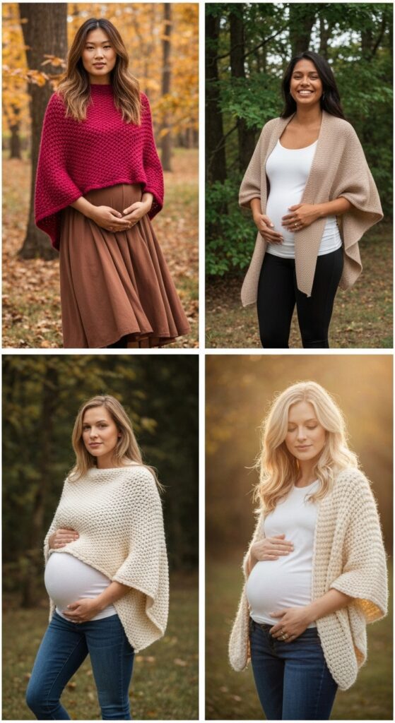Knit Ponchos