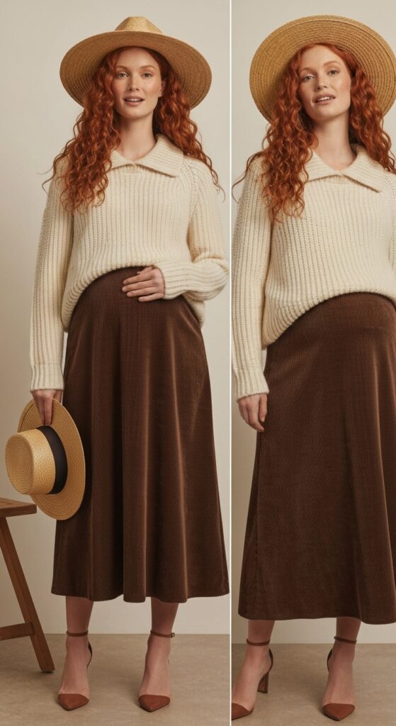 Layered Skirts + Sweaters