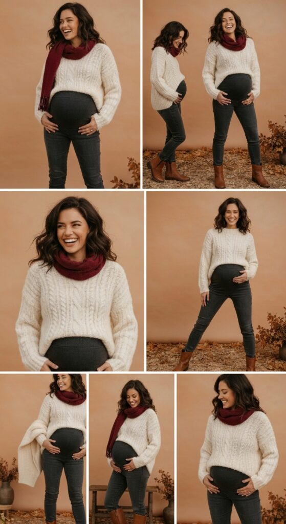 Maternity Jeans + Cozy Knits