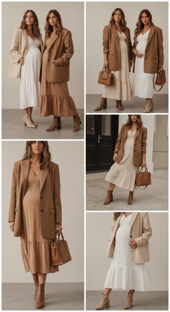 Oversized Blazers + Dresses
