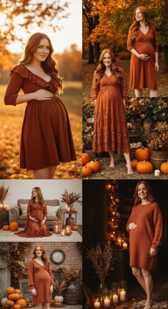 Rust-Colored Dresses