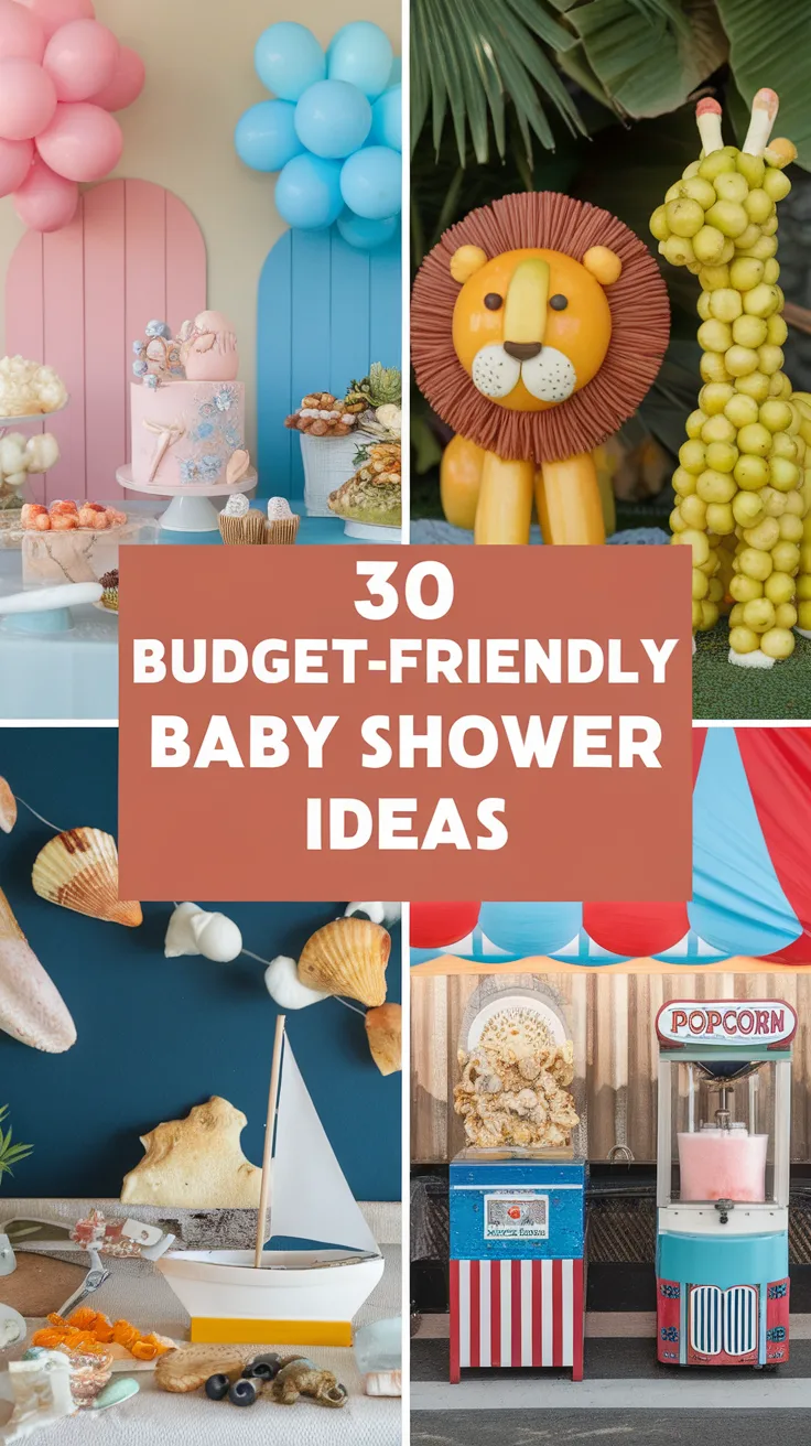 30 Budget-Friendly Baby Shower Ideas