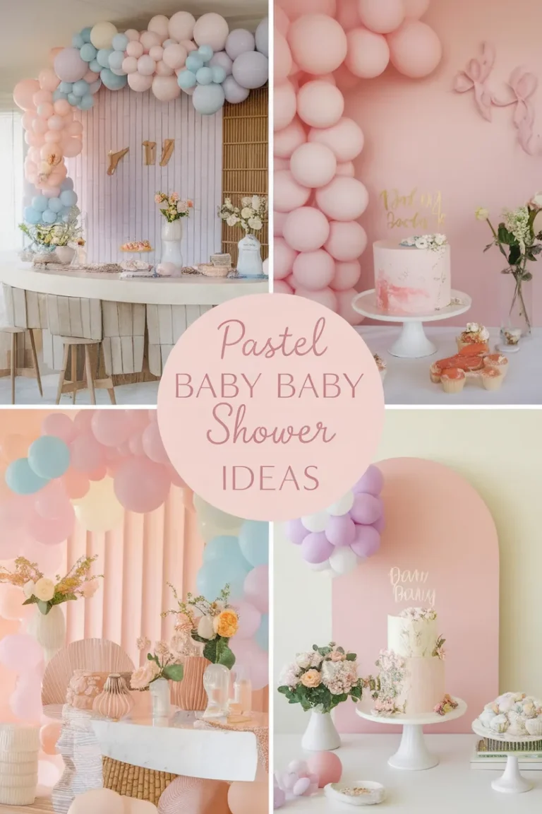 Pastel Baby Shower Ideas