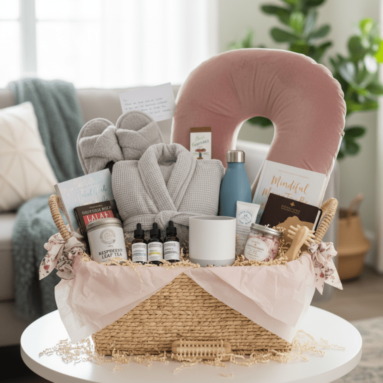 Self Care Gift Basket Ideas for Pregnant Women