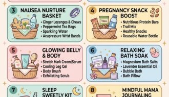 Self Care Gift Basket Ideas for Pregnant Women