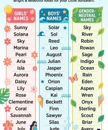 Summer-inspired Baby Names